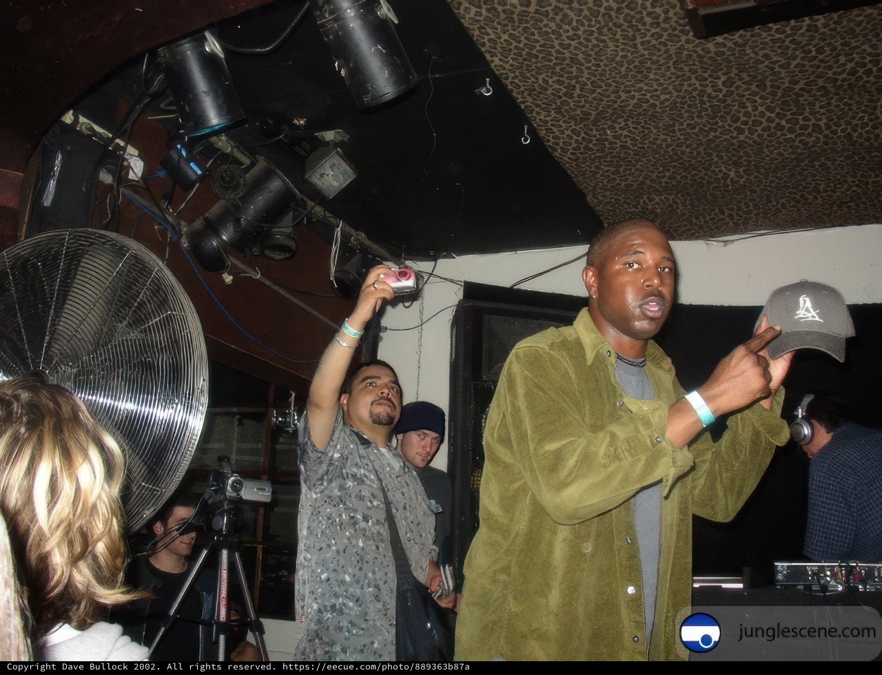 Man with Microphone at Crowd Event