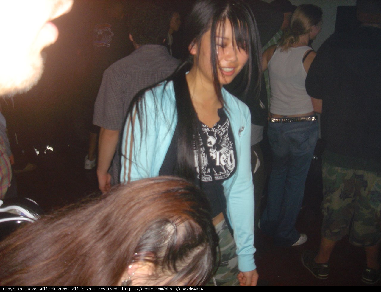 Blue Shirt in the Urban Nightlife