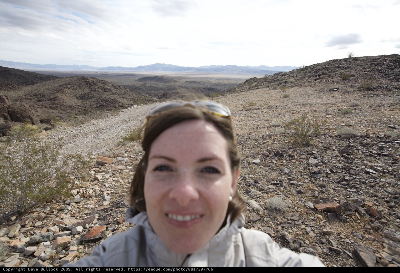 Desert Selfie at Joshua Tree Mountain Pass