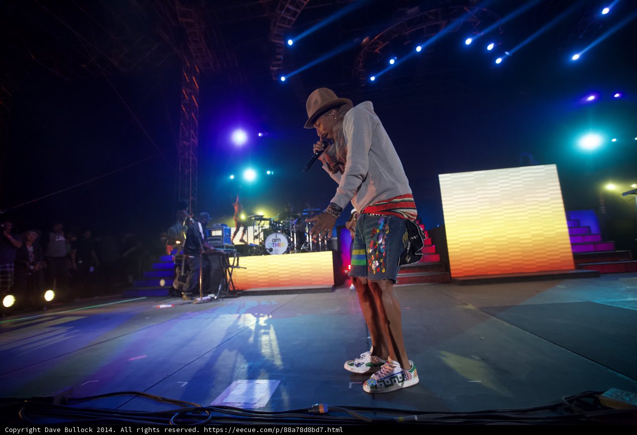 Pharrell Williams Owns Coachella Stage