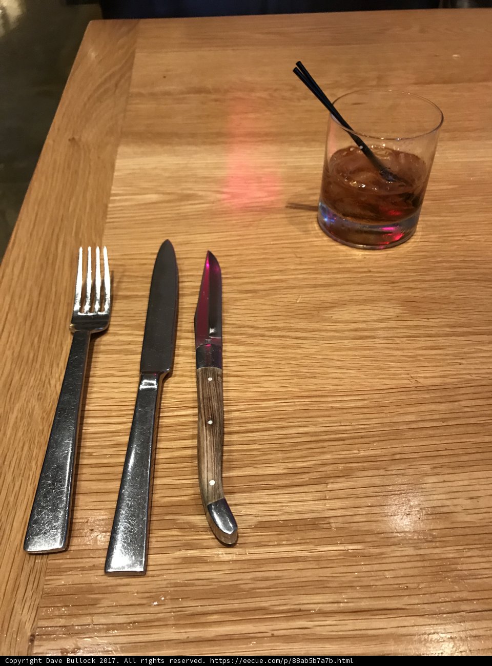 A Wooden Table Set for Dinner
