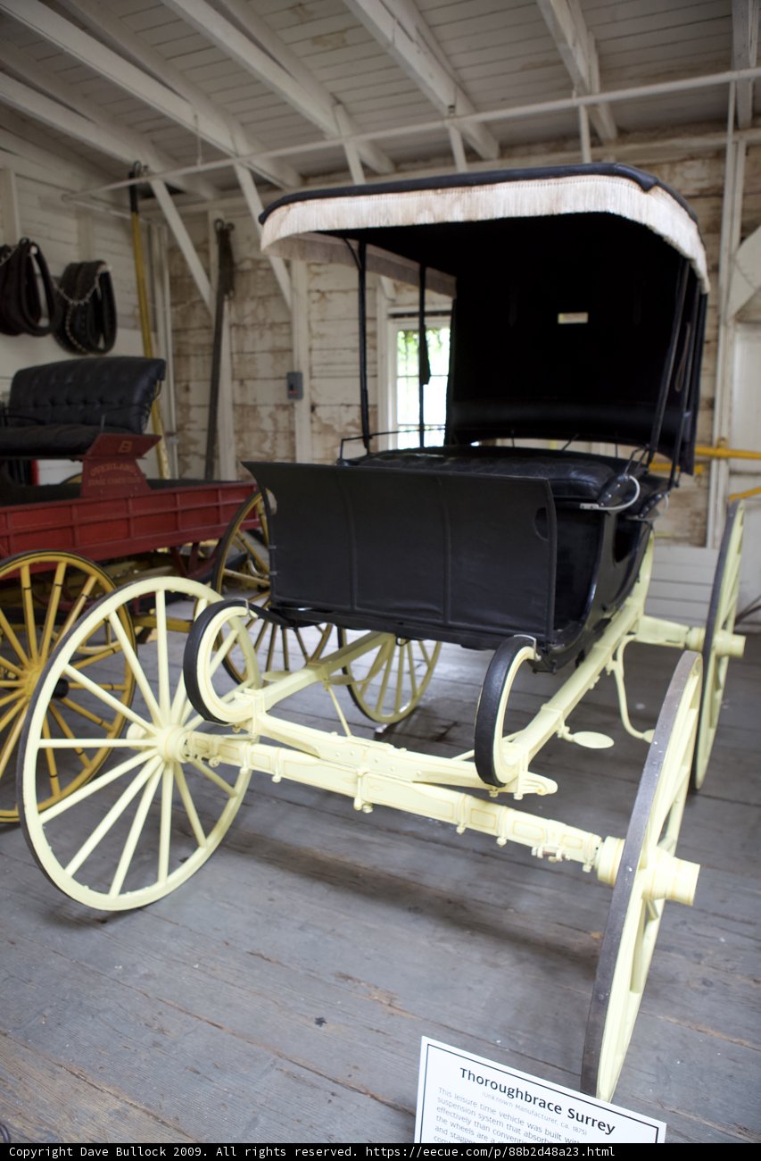 Horse-Drawn Carriage Museum Display