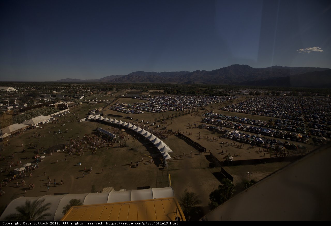View From Above: Huge Crowd at Coachella 2012