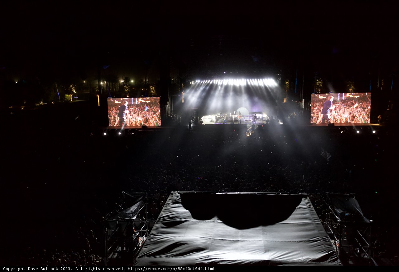 Electrifying Performance under the Night Sky