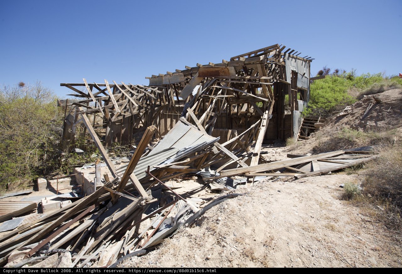Wooden Hut in the Desert