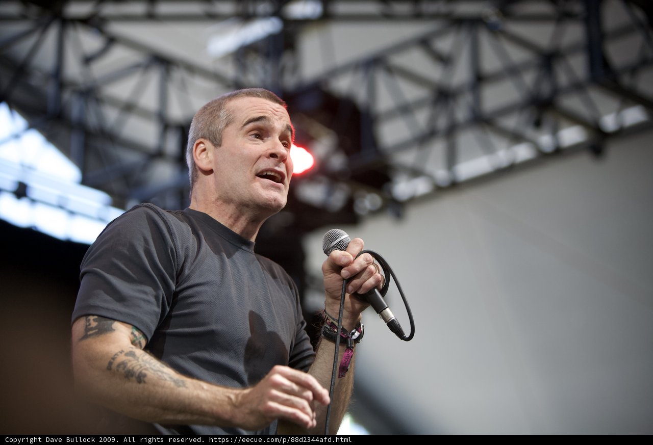 Henry Rollins: Tattooed Singer with Mic