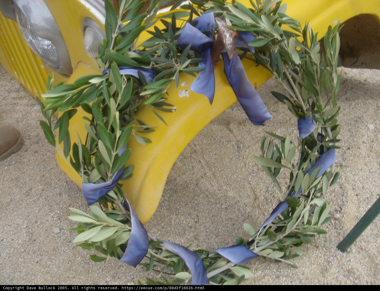 A Beautiful Wreath of Olive Leaves