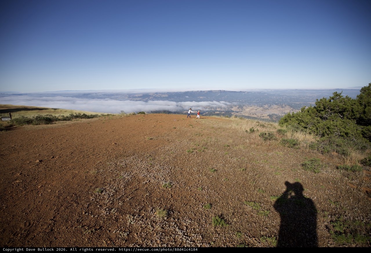 Above the Clouds at Mount Diablo Summit