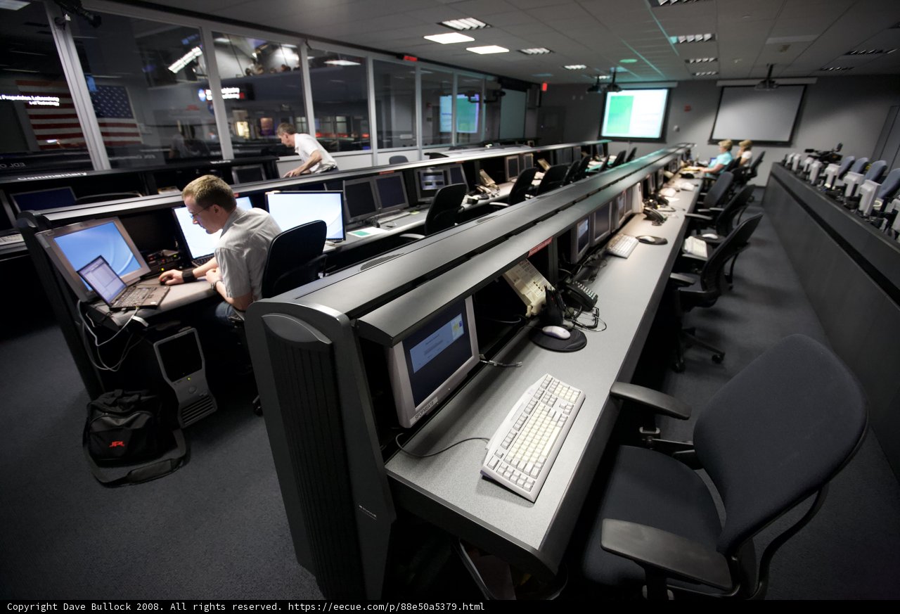Mission Control Room at JPL