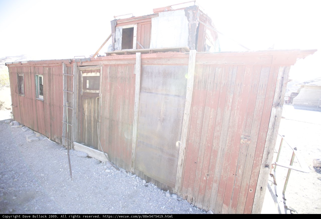 Rustic Red Shack in Death Valley