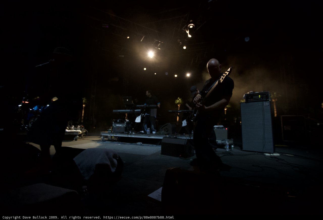 Nighttime Concert Performance at Coachella 2009
