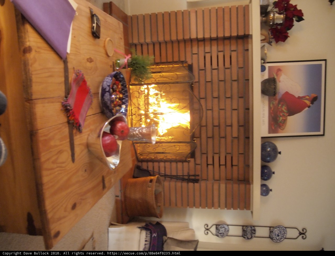 Fruit and Cookies on a Wooden Table
