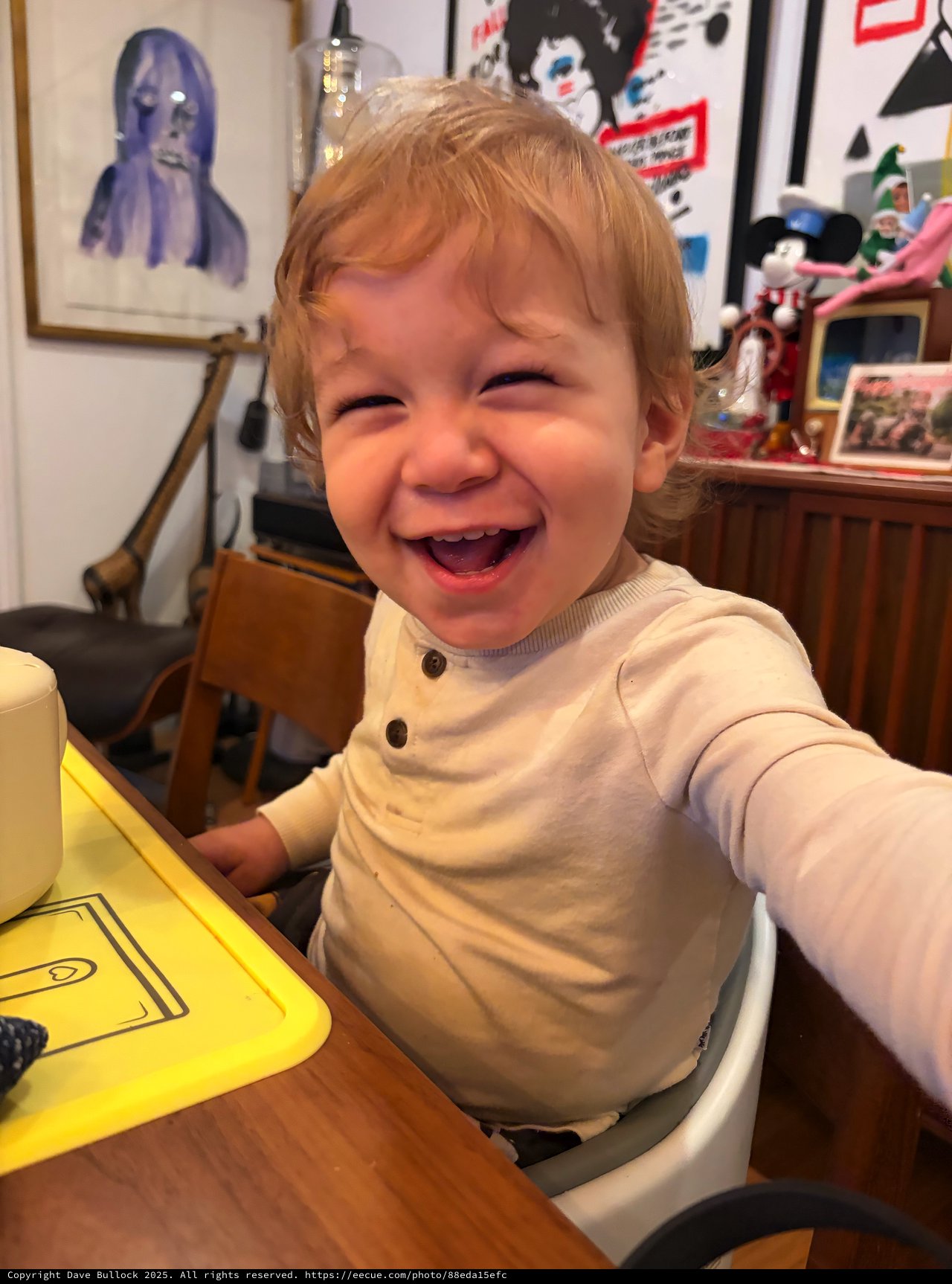 Joyful Toddler at Home with Yellow Book