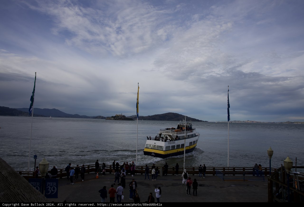 Vibrant Waterfront Life: The Ferry Dock at Bay