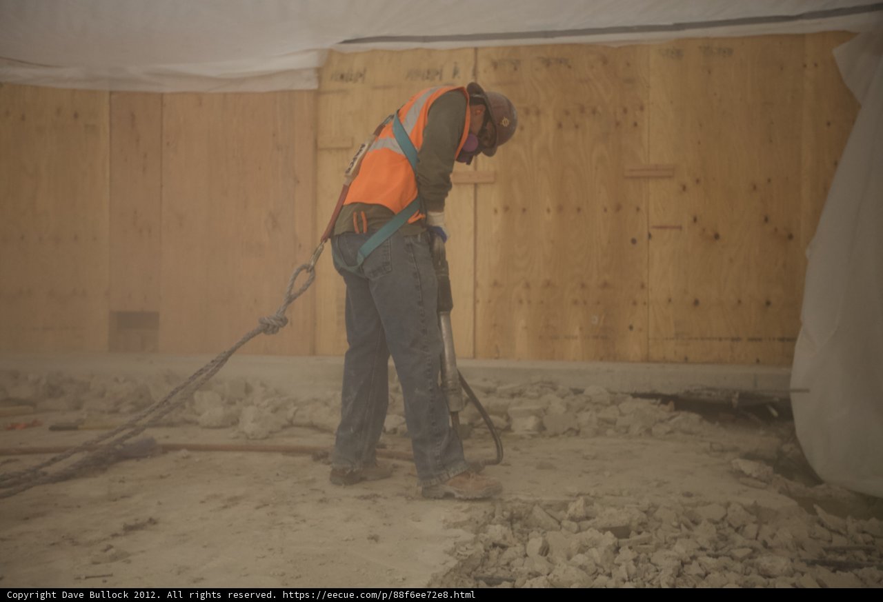 Working Safely on Concrete Floor