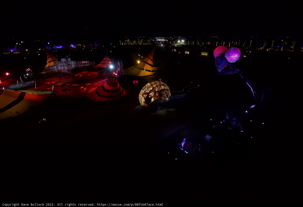 Under the Big Top at Night