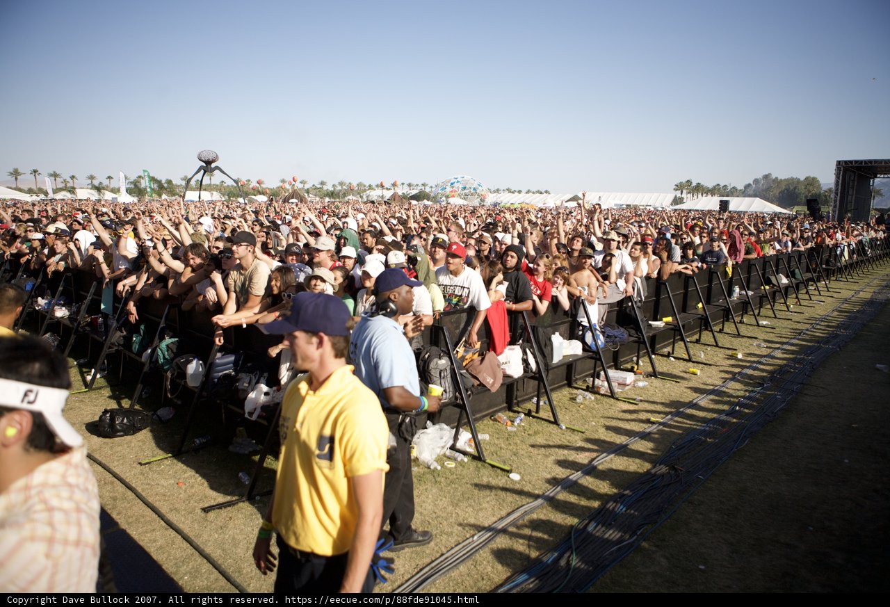 Massive Crowd at Coachella Concert