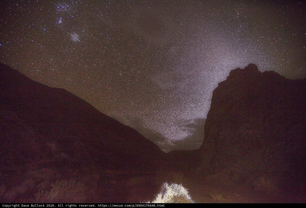 Stellar Night with Majestic Mountain