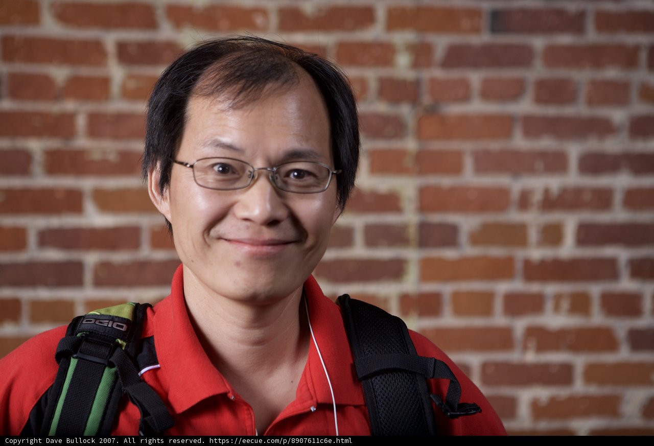 Red-Shirted Smiler with Spectacles