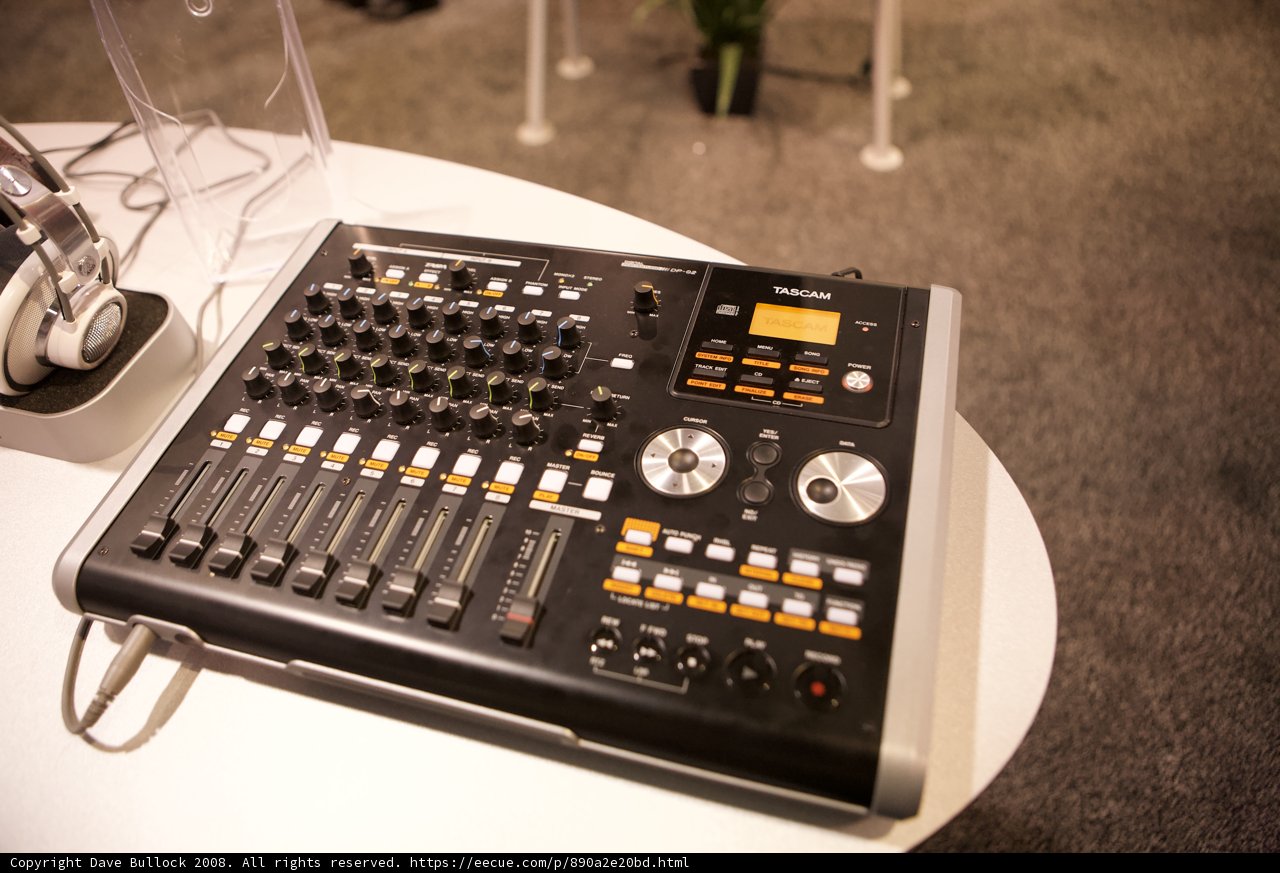 Mixer with Microphone for Studio Recording