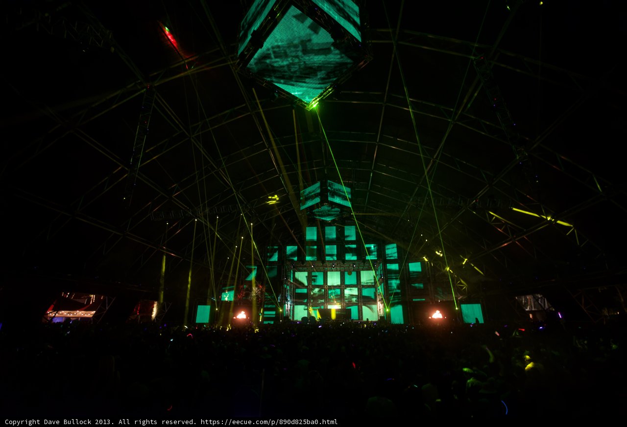 Green Lights on the Coachella Stage