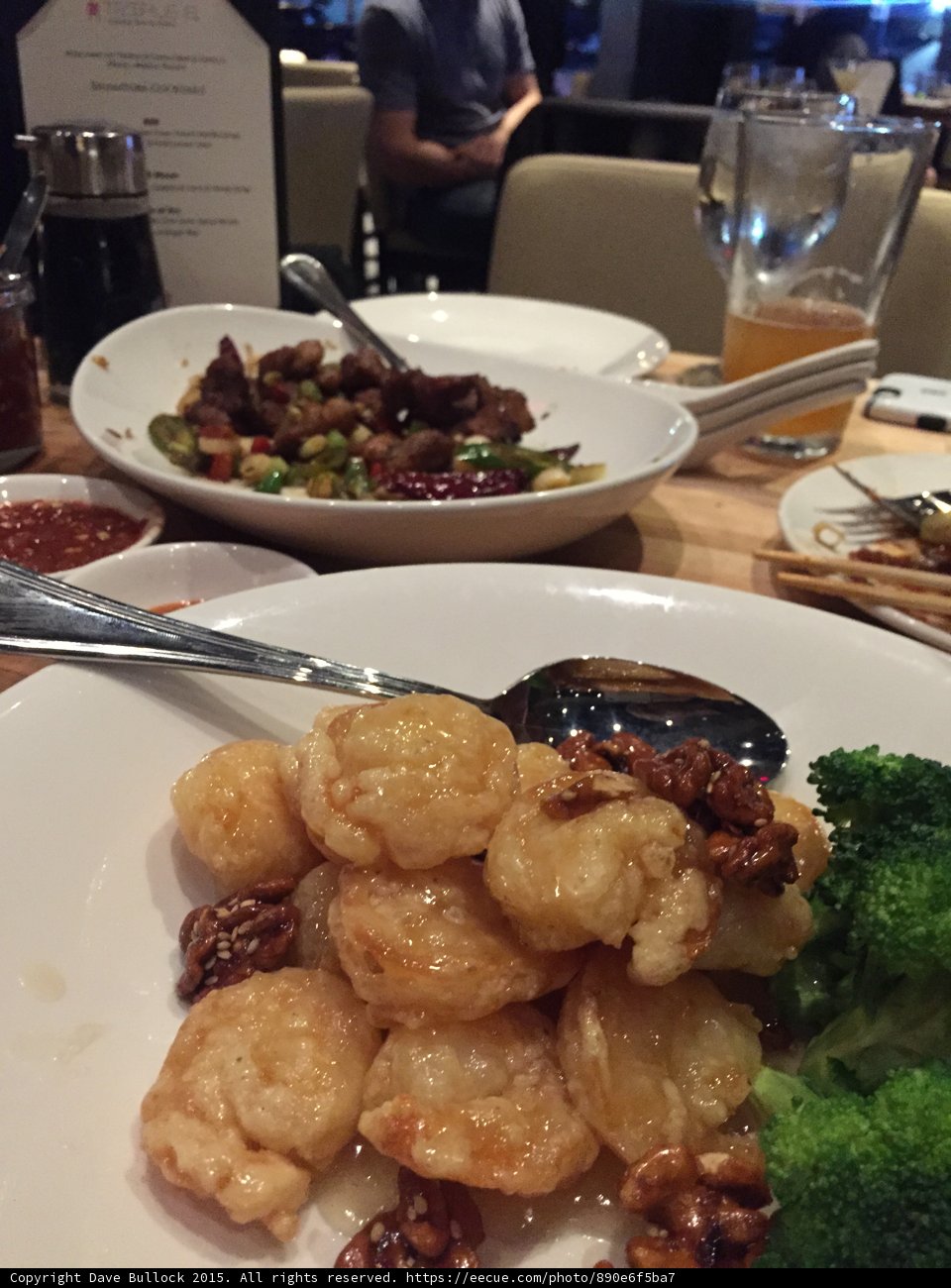 Honey Walnut Shrimp Close-up