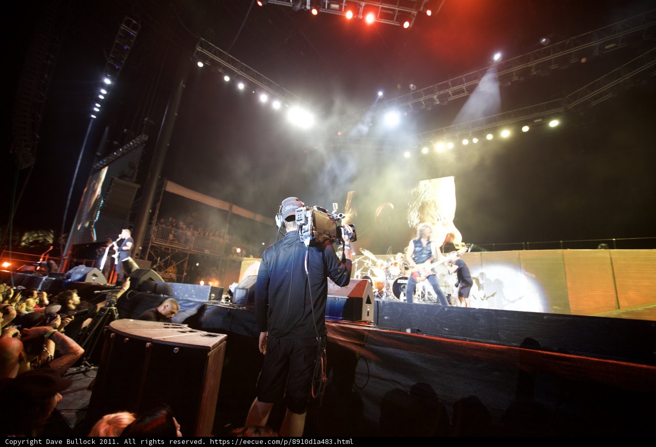 Electrifying Crowd: Live Performance at Big Four Festival