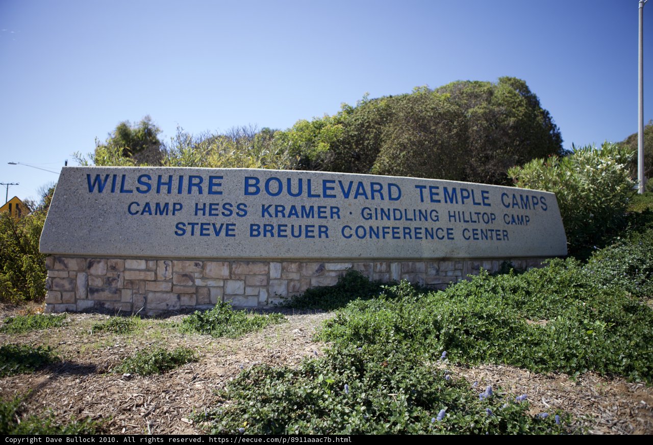 Wilshire Boulevard Tempe Camp Romeo Sign