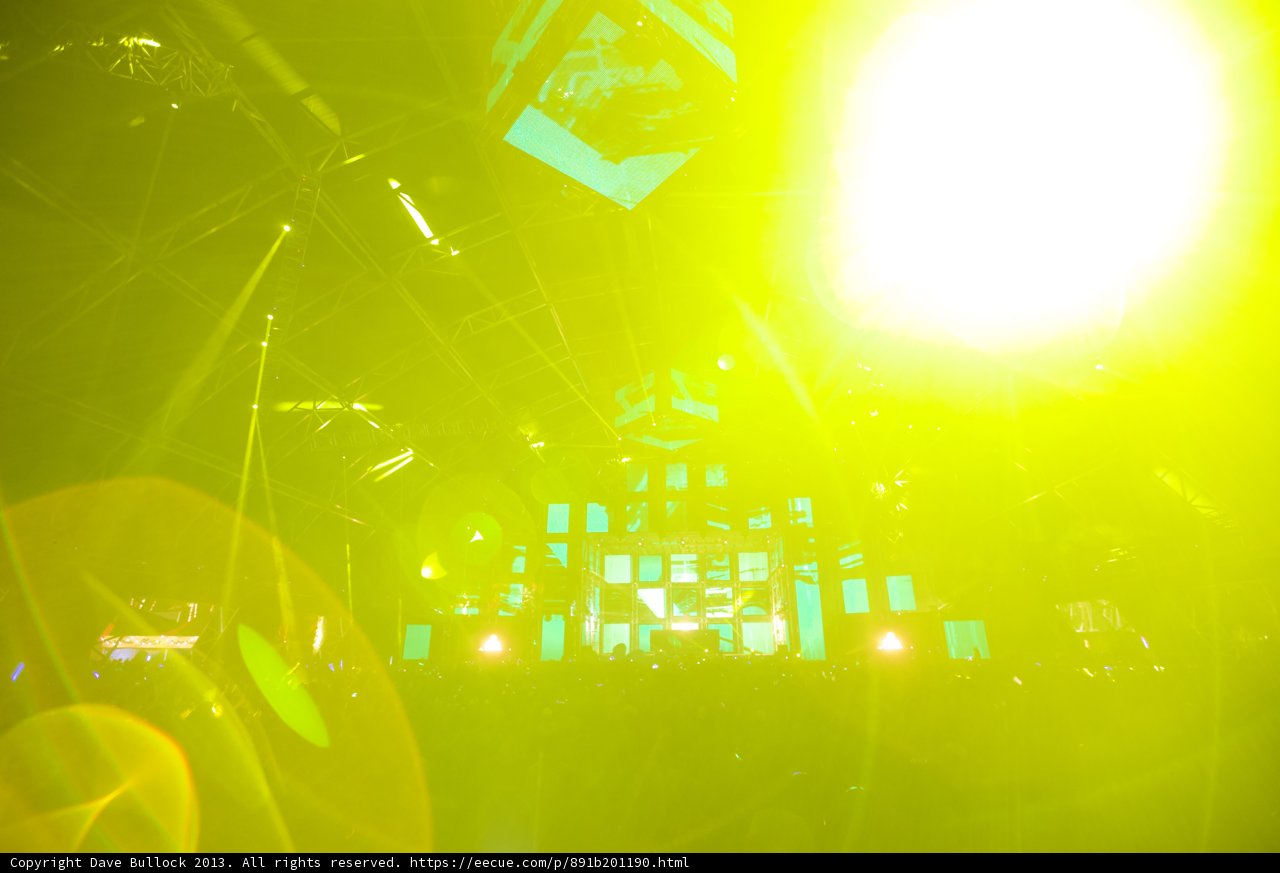 Blinding Lights on the Coachella Stage