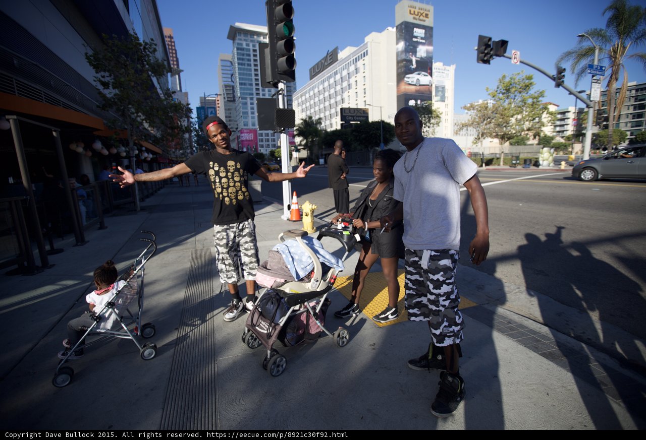 Street Portrait LA Live Group