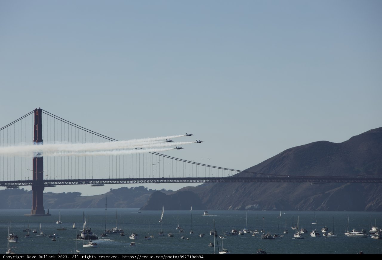 Sky High Spectacle over San Francisco: Fleet Week 2023