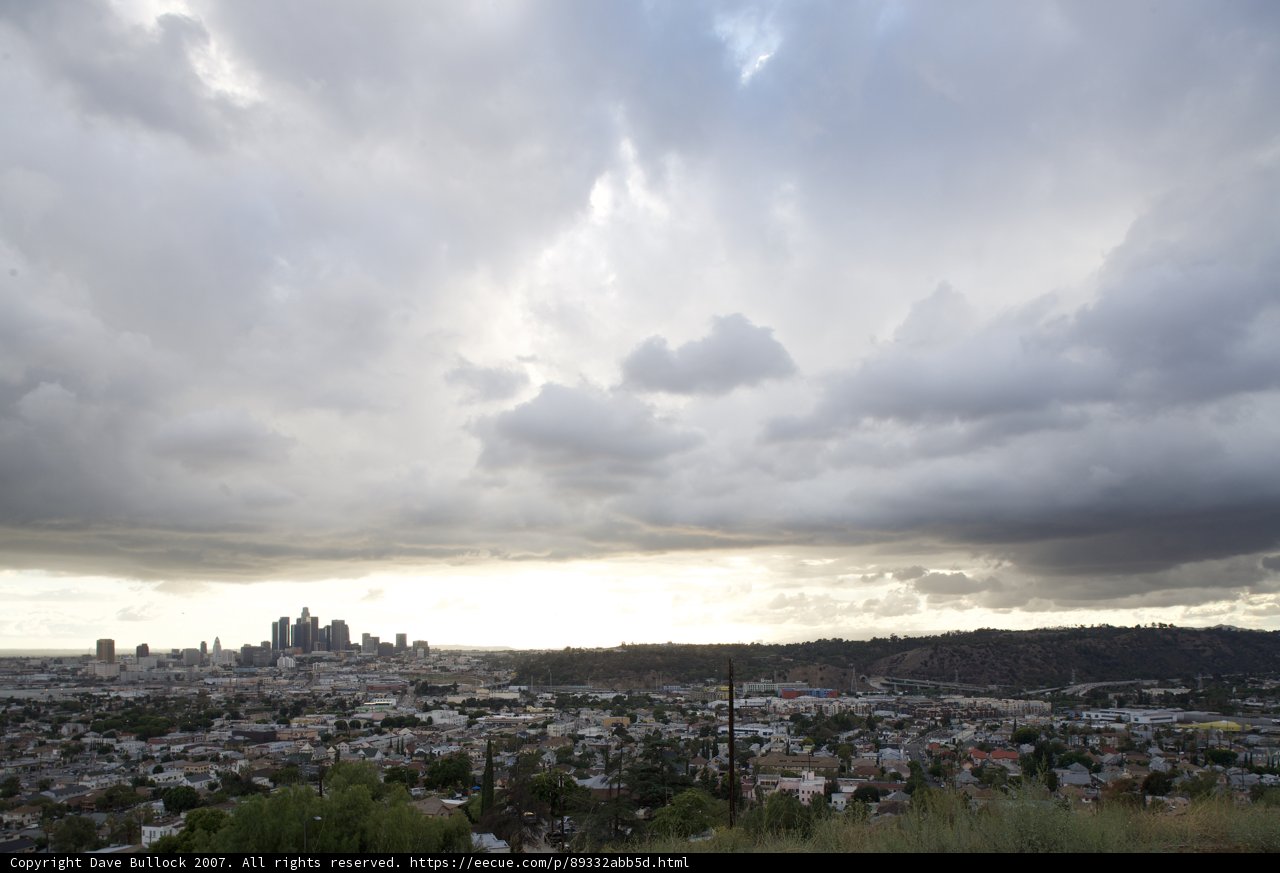 Urban Horizon on a Cloudy Day