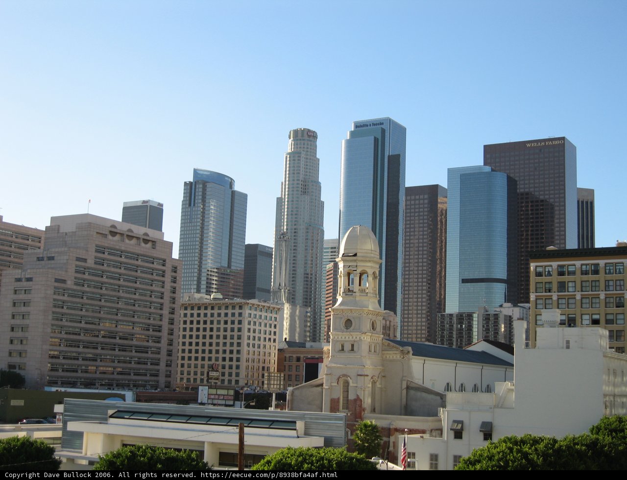 Stunning Cityscape with Clear Blue Skies