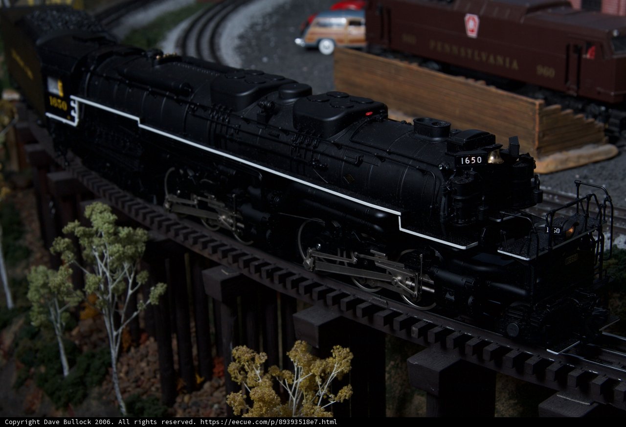 Classic Locomotive Chugs Down the Tracks