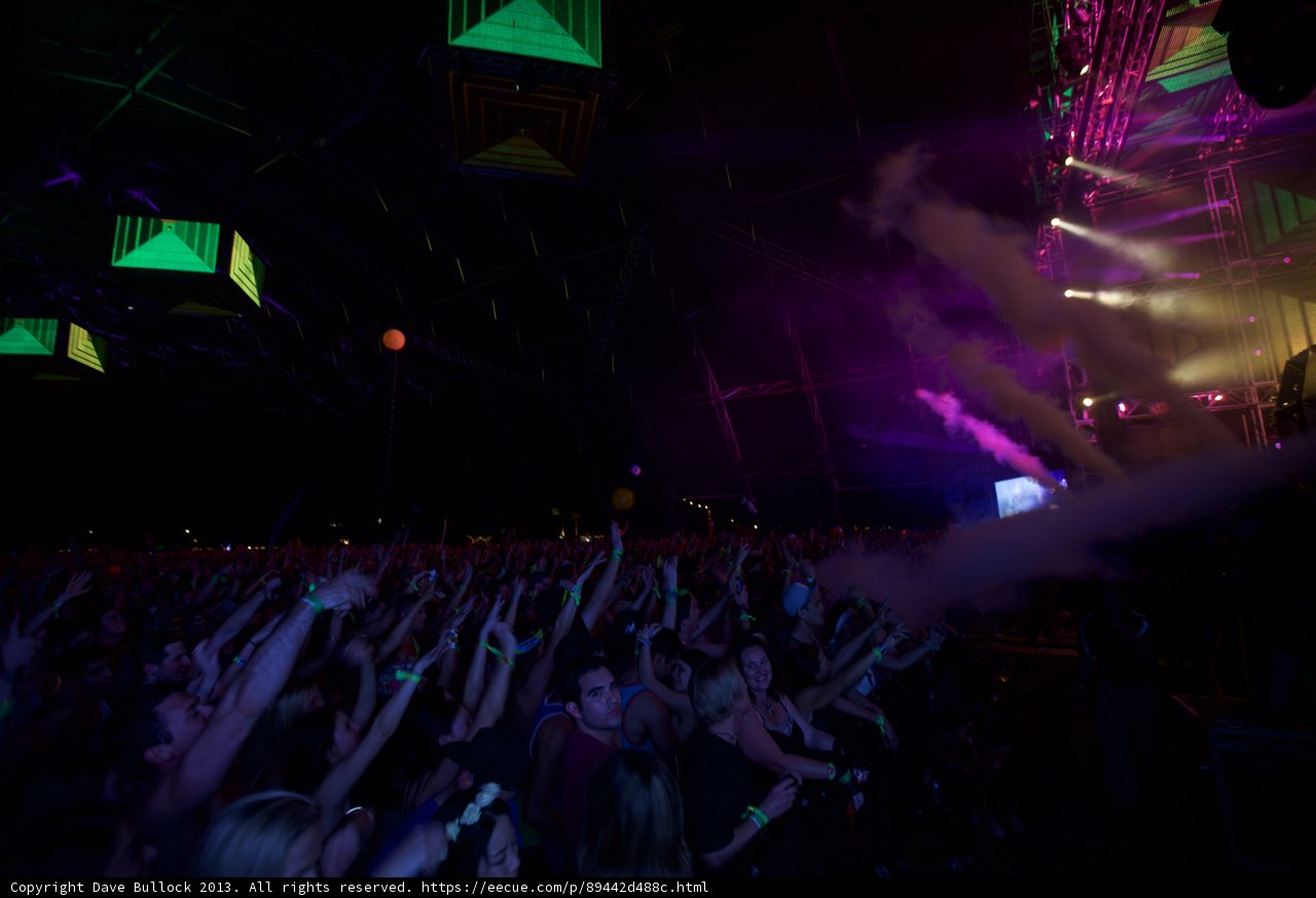 Smoke and Spotlights: An Urban Concert Experience