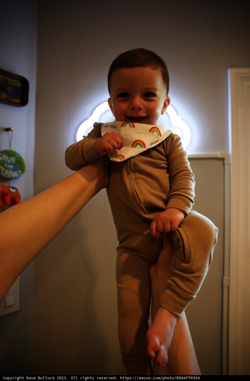 A Joyful Moment with Baby