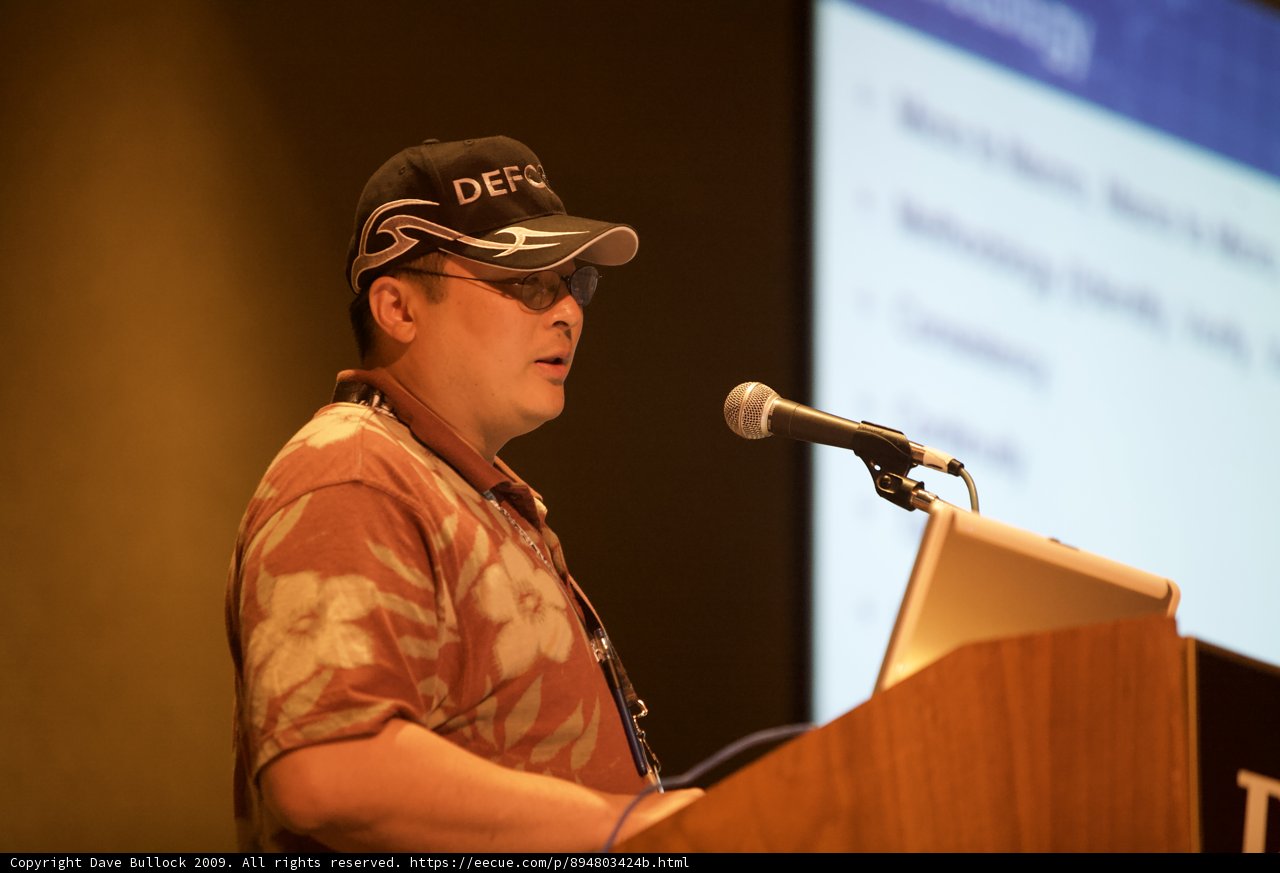 Keynote Speech at Defcon 17