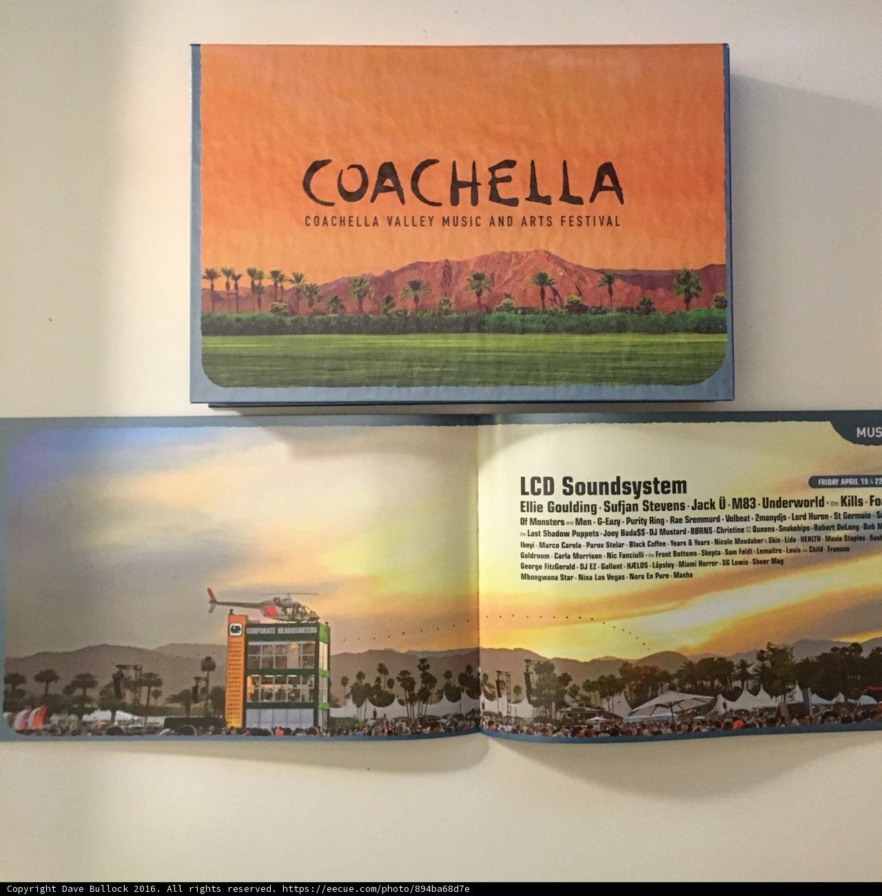 Coachella Board Game Advertisement