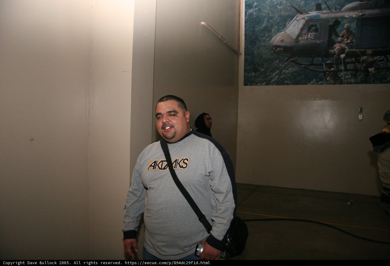 Camera-Ready David V in Helicopter Hangar