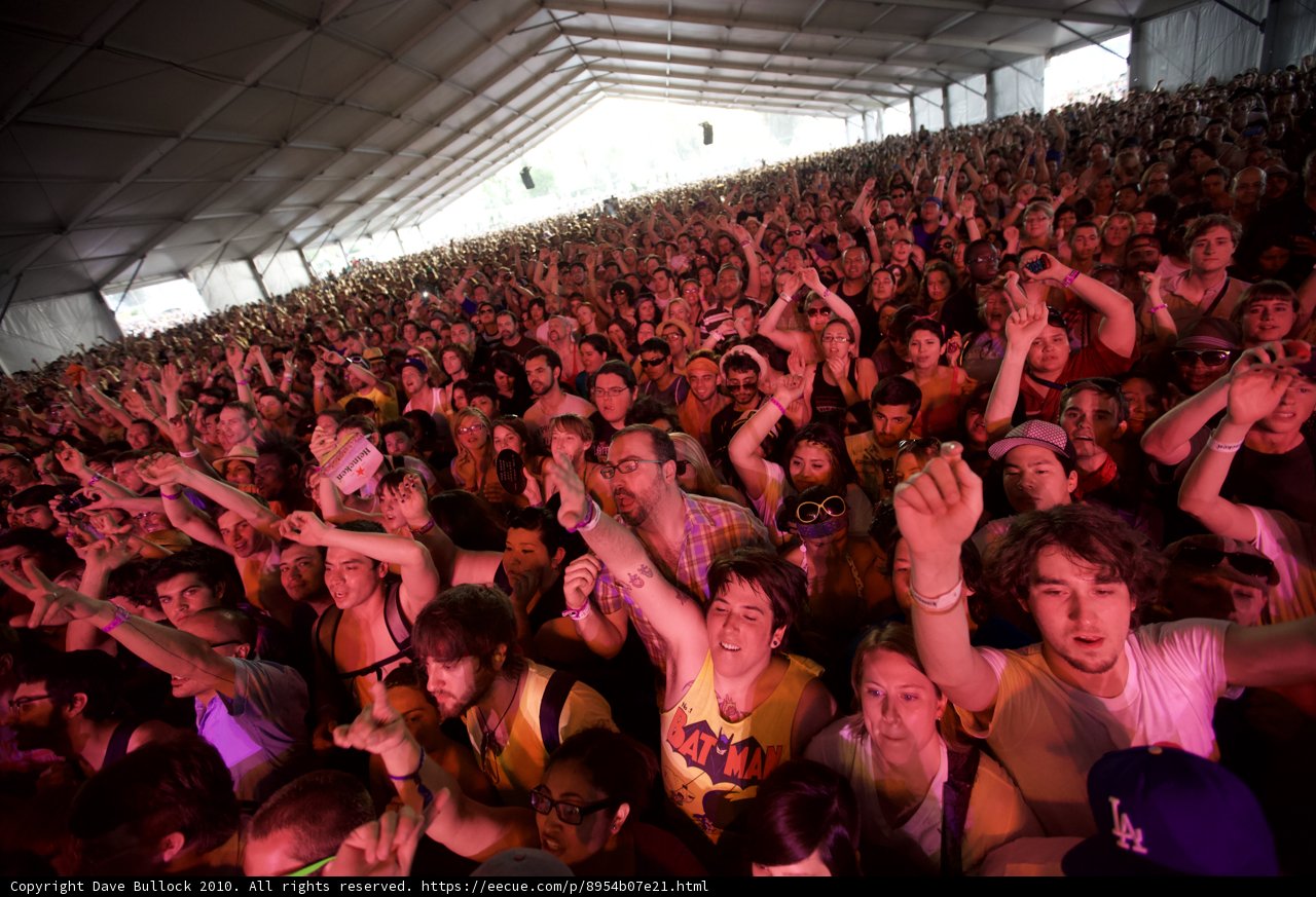 Coachella Crowd Goes Wild