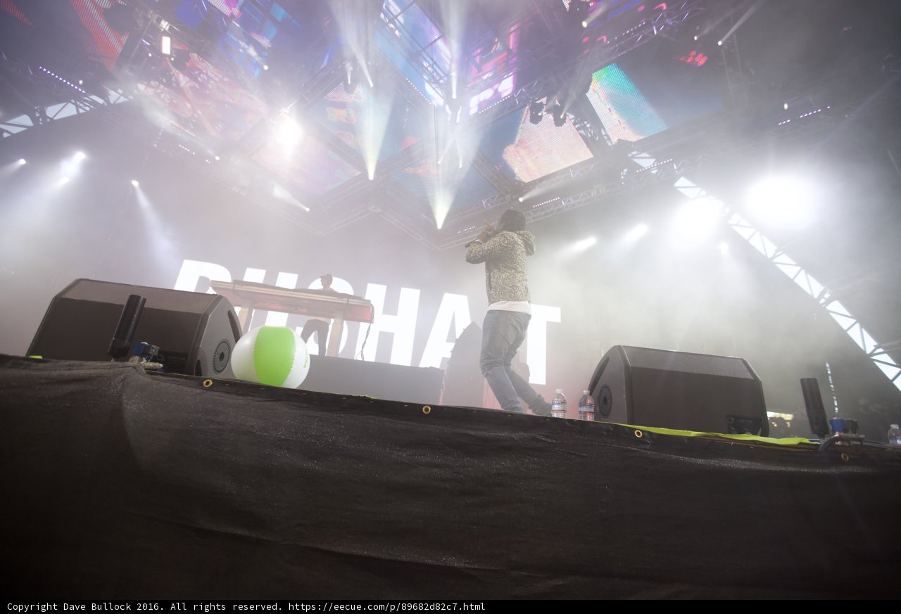 Green Ball Mic Man Rocks Coachella Stage