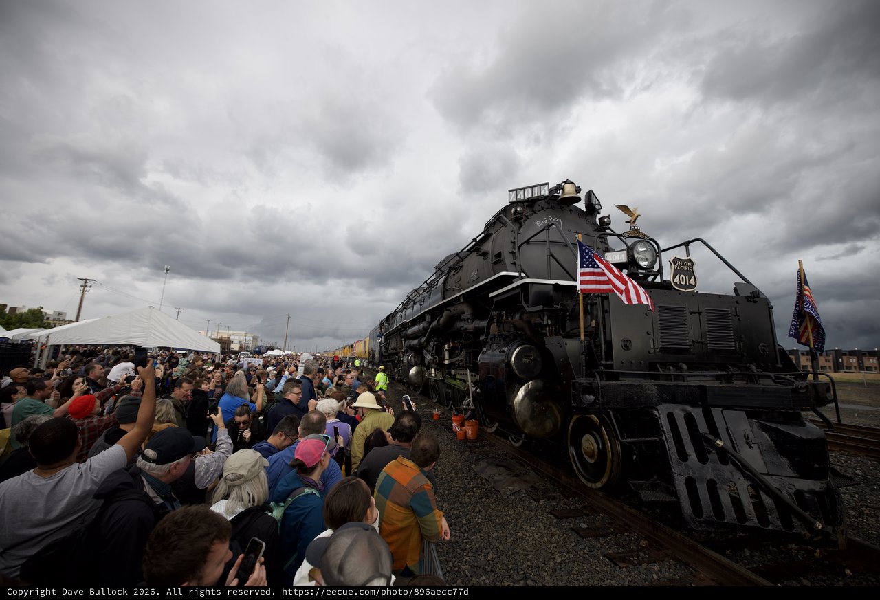 Union Pacific Big Boy 4014 Draws Massive Crowd
