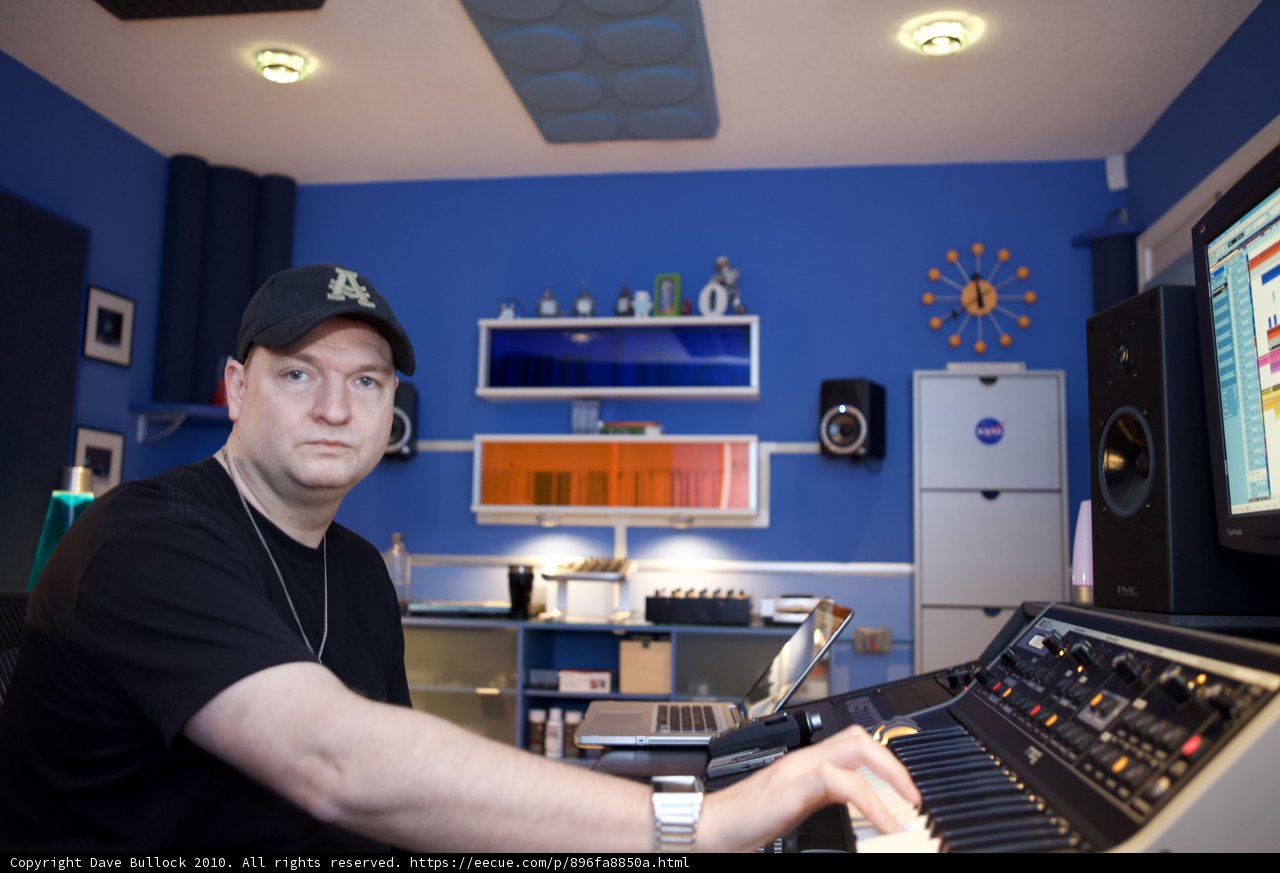 DJ Dan Q in the Recording Studio