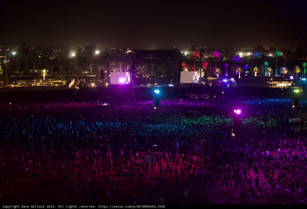 A Sea of Purple: Nightlife at Coachella
