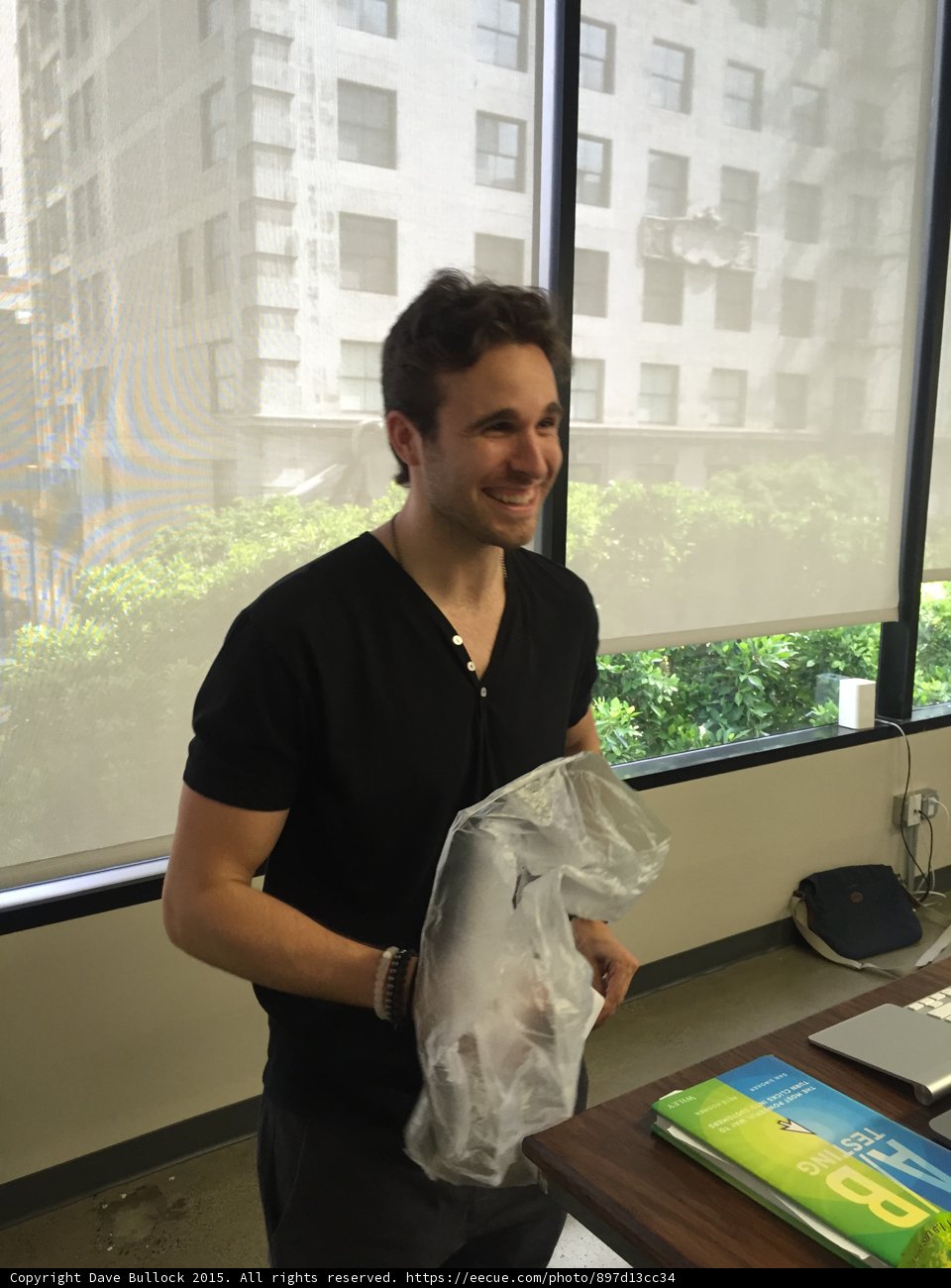 Man with Plastic Bag