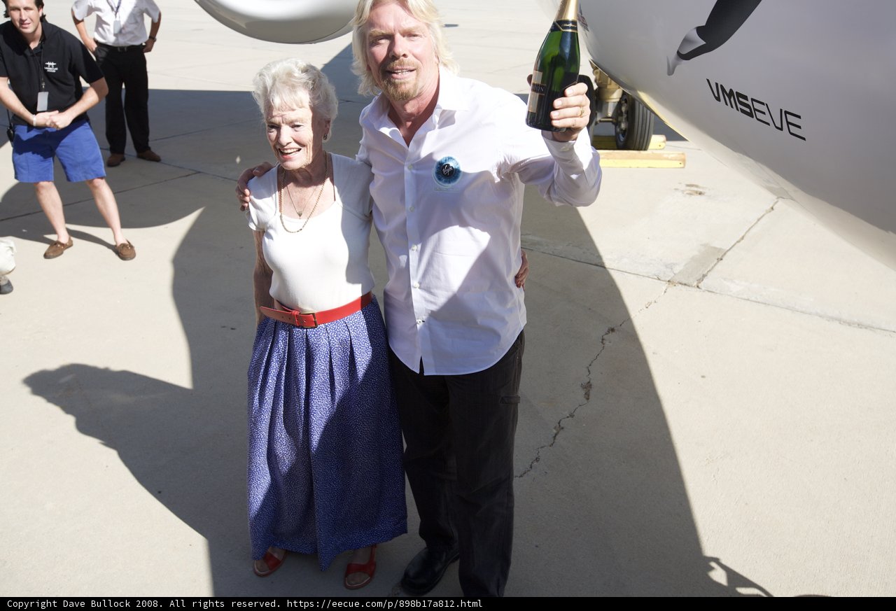 Plane Ride with Richard Branson and Jane Aamund
