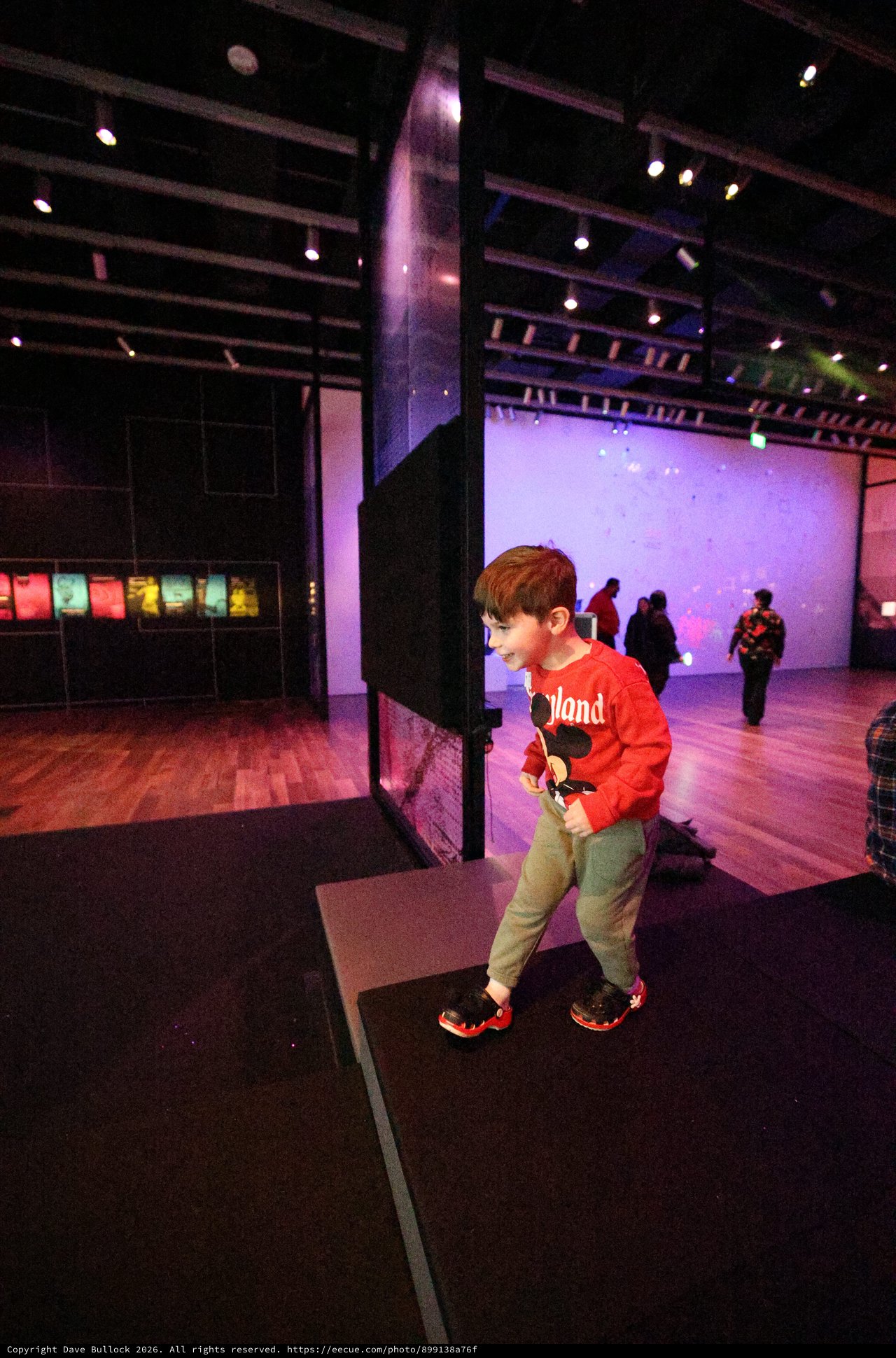 Young Child Dancing at Asian Art Museum Baby Rave