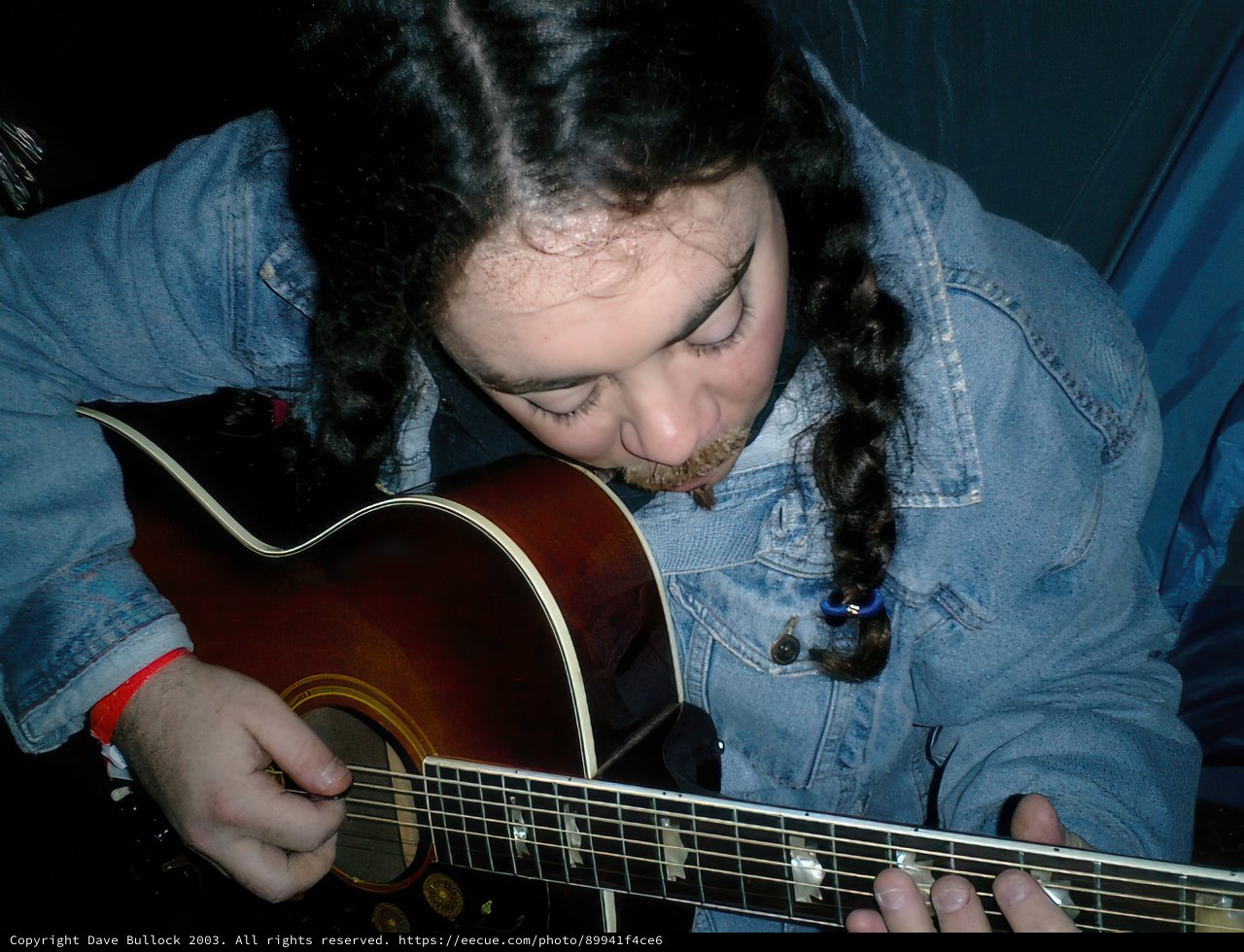 Serenading the Coachella Camping Area