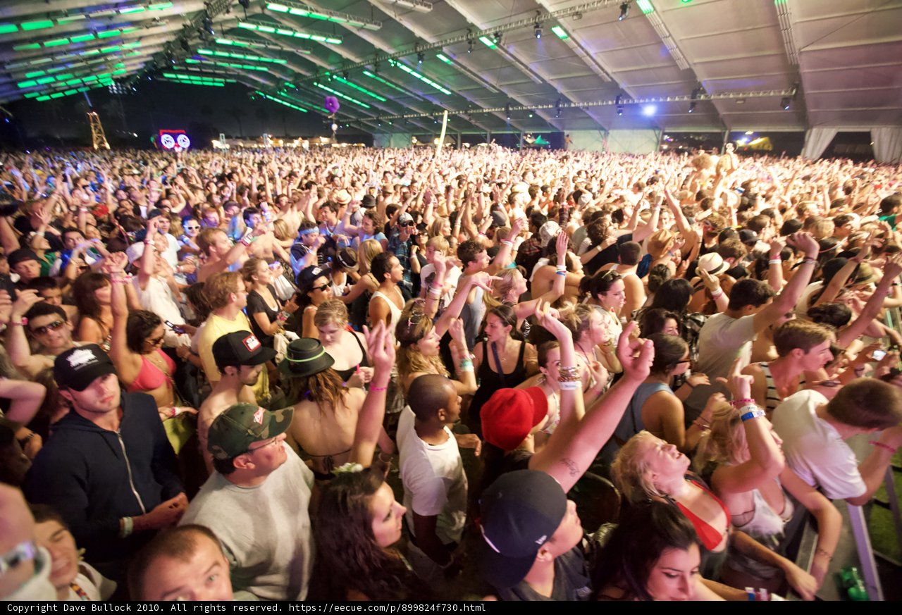 Urban Concert Crowd at Coachella