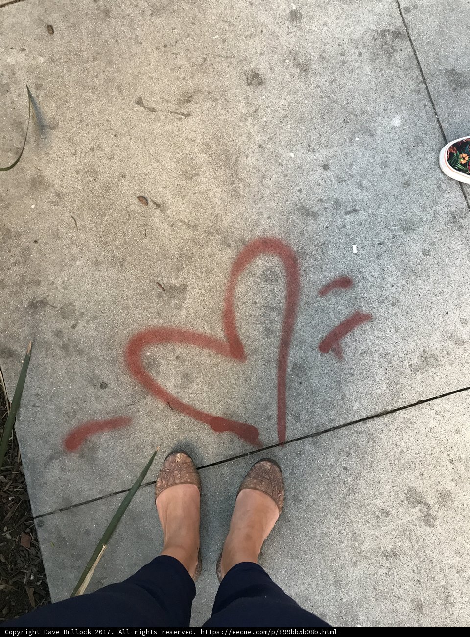 Sidewalk Heart